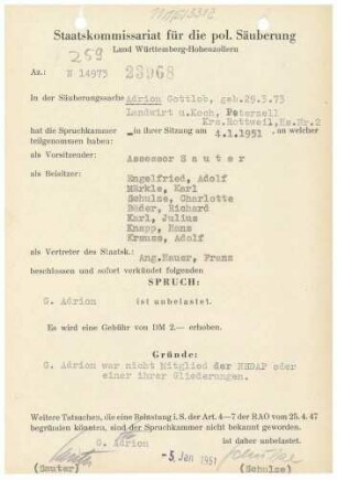 Adrion, Gottlob