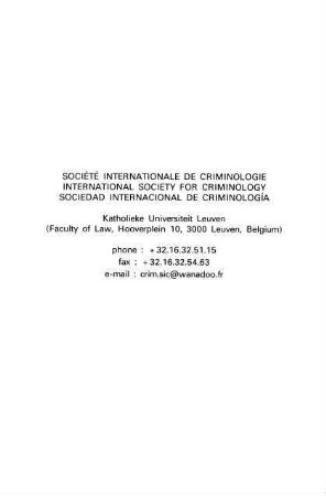 Société internationale de criminologie