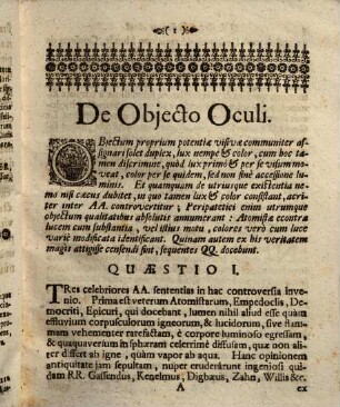 Objectum oculi