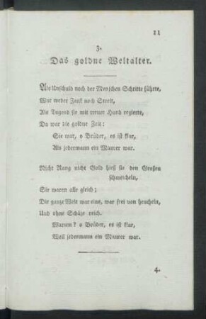3. Das goldne Weltalter