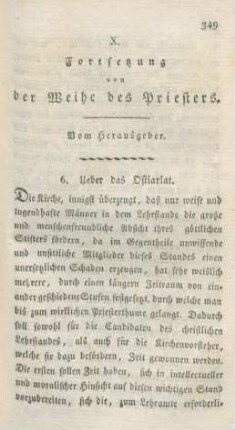 349-381 Die Weihe des Priesters : Fortsetzung