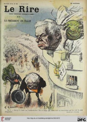 No. 65 (30 Avril 1904) Le Président en Italie