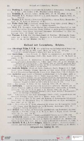 Holland mit Luxemburg. Belgien (Nr. 6430 - 6633)