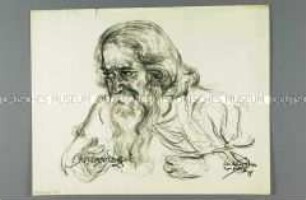 Bildnis des Dichters Rabindranath Tagore (2)