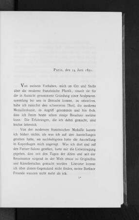 Paris, den 24. Juni 1891.