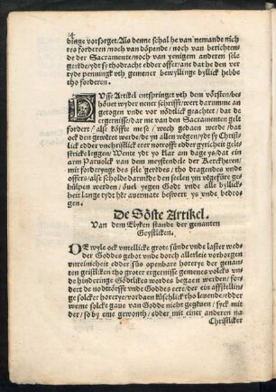 De Söste Artikel.