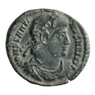 Münze, Follis, Aes 4, 9. September 337 - Frühling 340 n. Chr.