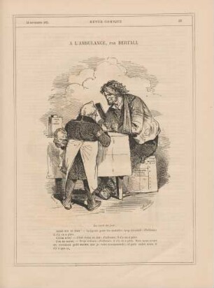 A l'ambulance, par Bertall
