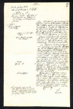 Handschriftliches Schreiben