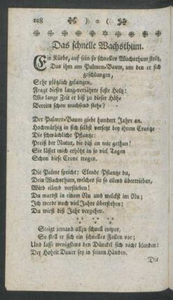 Das schnelle Wachsthum