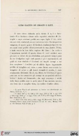 3.Ser.3.1878: Vetro graffito con immagini di santi