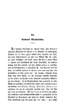 VI. Londoner Straßenleben