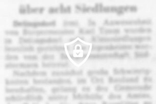 Richtkrone weht über acht Siedlungen
