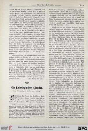 3: Ein Lothringischer Künstler