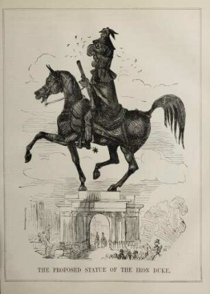 The proposed statue of the iron duke