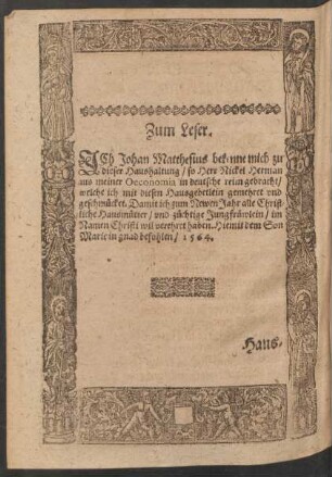 Zum Leser.