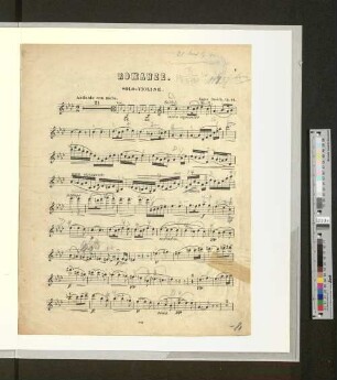 Romanze. Solo-Violine.