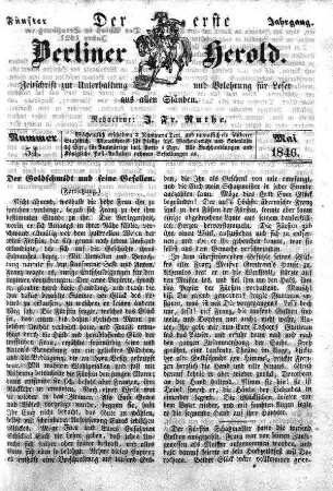 Nummer 54, Mai 1846