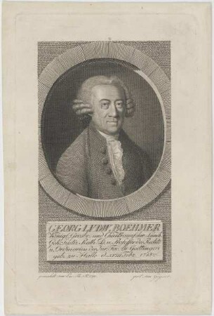 Bildnis des Georg Lvdw. Boehmer