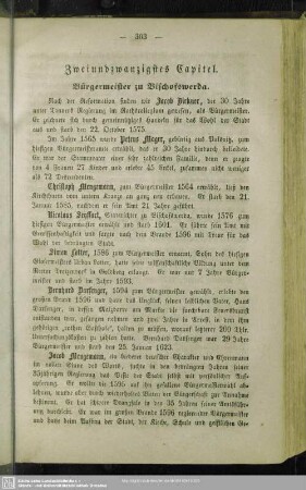 Zweiundzwanzigstes Capitel. Bürgermeister zu Bischofswerda