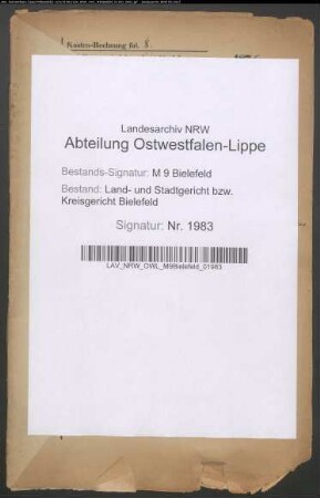 Sonstige: Althoff, Friedrich; Sonstige: Bruns, Anna: