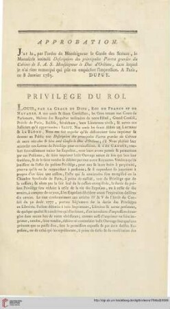 Privilége du Roi