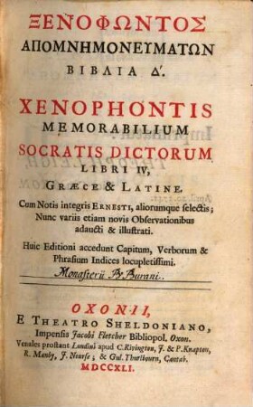 Memorabilia Socratis