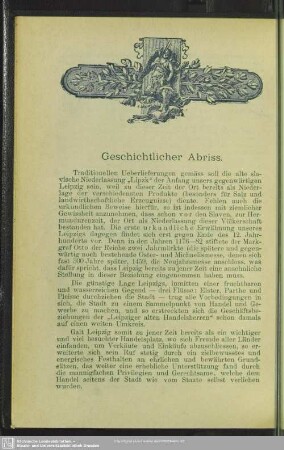 Geschichtlicher Abriss