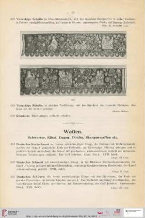 Waffen (Nr. 631 - 700)