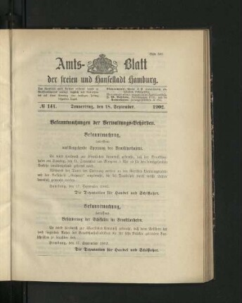 No. 141. 18. September. 1902.
