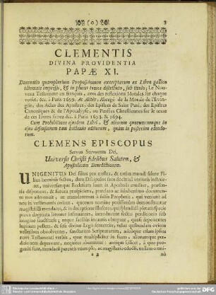 Clementis Divina Providentia Papae XI.