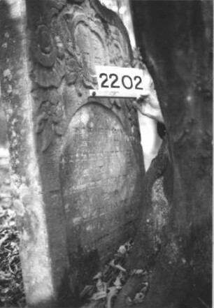 Grabstein 2202 (Detailaufnahme)