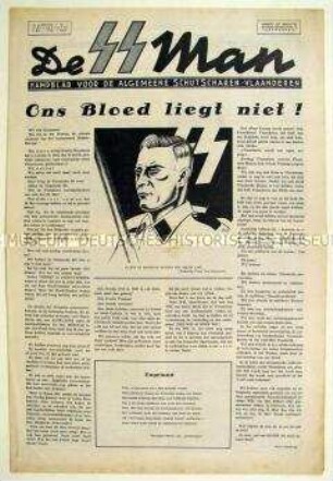 Wochenzeitung der flämischen SS "De SS Mann"