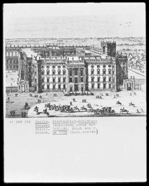 Ansicht des ehemaligen Stadtschlosses in Berlin nach der Umgestaltung