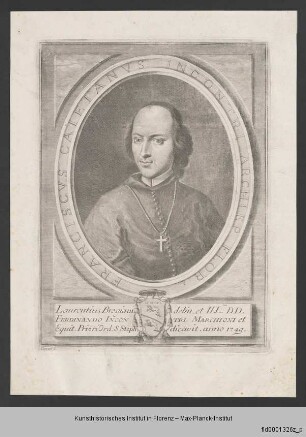 Bildnis des Francesco Gaetano Incontri