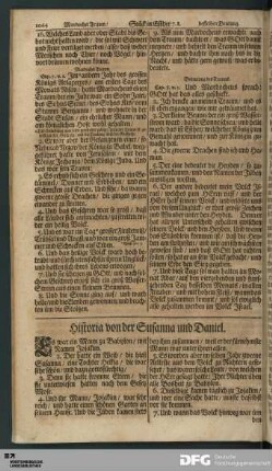 Historia von der Susanna und Daniel.