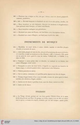 Ivoires (Nr. 423 - 453)
