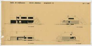 Haus Dr. Hoffmann Miquelstraße 13, Berlin-Dahlem: Ansichten 1:100