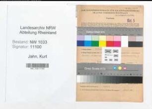 Entnazifizierung Kurt Jahn , geb. 28.03.1906 (Polizeibeamter)