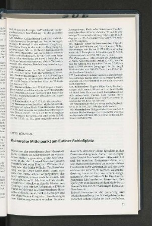 Kultureller Mittelpunkt am Eutiner Schloßplatz