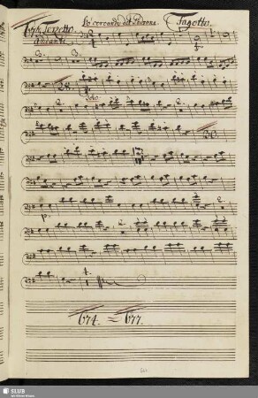 673. Terzetto: Vò cercando del Padrone / Guglielmi, P.A.
