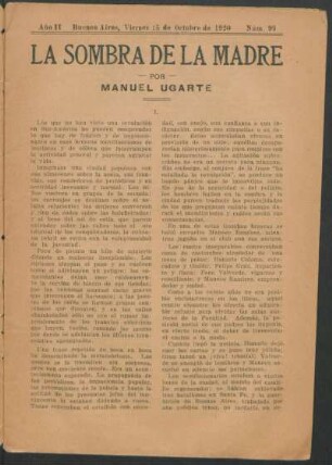 1920009900: La sombra de la madre