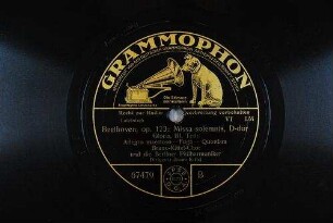 Missa solemnis, D-dur, op. 123 : Gloria, III. Teil: Allegro maestoso - Fuga - Quoniam / Beethoven