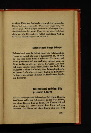 Eulenspiegel verdingt sich zu einem Bauern