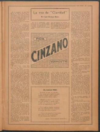 La voz de "Claridad"