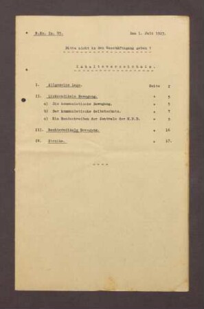 Lageberichte des Reichskommissars für Überwachung der öffentlichen Ordnung, Nr. 93
