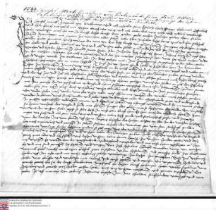 Hensel Merk Einwohner von Birkenau verkauft drei Gulden Gülterecht einem Bürger zu Weinheim (1564 gekauft von Wolff Wambold)