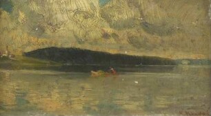 Ruderboote am See