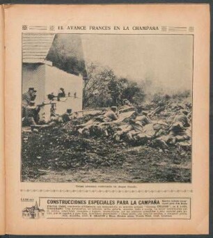 El avance francés en la Champaña - [Fotografía]