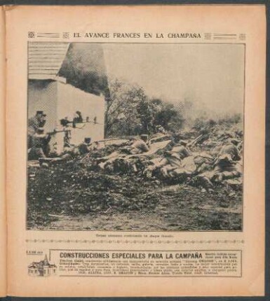 El avance francés en la Champaña - [Fotografía]
